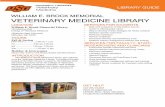 WILLIAM E. BROCK MEMORIAL VETERINARY MEDICINE LIBRARY · 2020. 6. 2. · Loan requests books, articles, or book chapters from other libraries • Document Delivery requests items