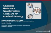 A New Era for Academic Nursing...Since the report’s release, AACN has been building consensus for action: Presentations at national meetings, including the AAHC, GANES, QSEN, and