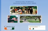 University Of Miami · The University of Miami’s Commitment The University of Miami has long been cognizant of human’s impact on the environment, through teaching and research