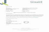 SeQuent - archives.nseindia.com · Note: The above is an extract of the detailed format of Quarler1~ Financial Results nled wilh Lhe Stook E; xchanges under Regulation 33 of !tie
