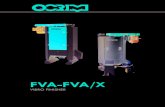 FVA-FVA/X - OCRIM · The vibro finisher is characterized by: • feed inlet on top of machine thereby eliminating the possibility of chokes; • uniform product distribution along