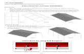 Instructions for Canopy Installation · 2017. 5. 18. · down nor from improper installation. Ace Canopy makes no other warranty and the remedy of repair or replacement is the exclusive