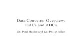 Data Converter Overview - Georgia Institute of Technologyusers.ece.gatech.edu/.../Unit1/Data_Converter_Overview.pdf · 2004. 1. 12. · Data Converter Overview: DACs and ADCs Dr.