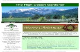 The High Desert Gardener - Moana Nursery...The High Desert Gardener (Moana Nursery's December Newsletter + Holiday Greetings) For Cut & Living Christmas Trees, Add 1/4 tsp. to 1 gal.