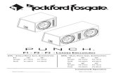 P1 – P2 – P3 - LOADED ENCLOSURES · 1230-56686-01 BCF122010 Printed in China Rockford Fosgate Rockford Corporation 600 South Rockford Drive Tempe,Arizona 85281 U.S.A. In U.S.A.,(480)