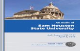 Post-Payment Audit Report for Sam Houston State ... - TexasThis audit was conducted by the Texas Comptroller of Public Accounts (Comptroller’s . office), and covers the period from