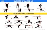Warm up and foundations 2020 - 2 updated · Dynamic Warm-up 2. Neck Stretch (Rotation) 7. Front Leg Swings 5. Side Bend 8. Side Leg Swings 6. Trunk Twists 4. Flexion/Extension 3.