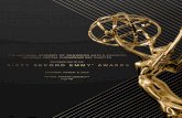 WELCOMES YOU TO THE SIXTY SECOND EMMY AWARDS · the awards committee members, the entries are divided up among other NATAS Chapters. They are screened and judged online, or in-person