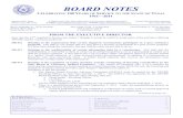 BOARD NOTES - veterinary.texas.gov · 2. There is a grandfathering period until September 1, 2012. Under the grandfathering period, an EDP may become licensed with: a. proof of graduation
