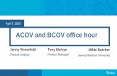 ACOV and BCOV office hour · 2020/4/7  · ACOV and BCOV: What are they? OCLC has set up two new Profiled Groups: • ACOV: Lenders who can supply article requests electronically