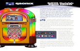 QJB110 Nostalgic Digital Jukebox - Hill Resihillresi.com/PDFS/QSX-JukeBox-PIS-r2-print.pdf · Build custom playlists (dance, background, oldies, classics, etc.) by dragging and dropping