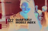 Q2 MOBILE INDEX QUARTERLY · App publishers embrace programmatic as in-app 02 engagement deepens KEY TREND ... July 2020, largely driven by Android transactions.2 There was a notable