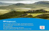 Climate Change Adaptation in a Multi-Level Governance ... · 2 CLIMATE CHANGE ADAPTATION IN A MULTI-LEVEL GOVERNANCE CONTEXT: A PERSPECTIVE FROM SUBNATIONAL GOVERNMENTS ACKNOWLEDGEMENTS
