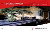 GlassWall - hufcor.com · murals, decals, glass treatments. Art glass, artistic sheets, etchings, decals and a variety of laminations offer designers a full palette of glass options