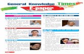 General knowledge times E-papergoyalsgktimes.com/Newspaper_apr_18.pdf · NEW MEMBER OF UPSC NEW DG OF ICMR NEW DG OF CISF APPOINTMENTs NEWChaIRMaN OF thE BaNk BOBUREaRDa N General