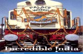 Incredible ndia · the Palace on Wheels and off board Superb Palatial hotels. Bar: A well-stocked bar, with live T.V. facility, serves wine, liquor and spirits of Indian and international
