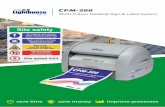 Lighthouse CPM-200 - Brochure (EN/Euro) · Title: Lighthouse CPM-200 - Brochure (EN/Euro) Author: BottyZ Subject: Sourcing appropriate labels and signs can often be time consuming