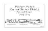 Putnam Valley Central School District · Putnam Valley Central School District Page 1 Adopted Budget 2015-16 GENERAL FUND REVENUES ACTUAL BUDGET ADOPTED Administration Instruction