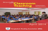 BRA JournalforClassroom Teaching 2014_s.pdf · BRA Journal for Classroom Teaching 7 papers were presented. The titles of the papers are: 1. Education to Modernize New World (Key note)