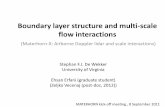 Boundary layer structure and multi-scale flow interactions · De Wekker and Mayor, 2008. Valley site Slope site Vecenaj et al., 2011 Slope site Turbulence length scale Valley site.