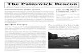 The Painswick Beaconmail.painswick.net/archive/2019/nov19.pdf · 2020. 2. 5. · The Stamages Lane car park was also discussed at the meeting. Since the charges had been abolished,
