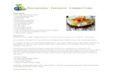 Macadamia- Coconut- Carrot Cake - WordPress.com · 2017. 6. 21. · you’ve used a rectangular pan, you can cut the cake in half to form the two layers, or leave as one layer. Coconut