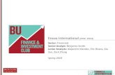 Investment Research Presentation Enova International I · 2018. 7. 5. · Company Overview Enova International is a Chicago-based specialty finance company that utilizes technology
