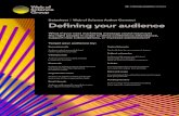 Datasheet Web of Science Author Connect Defining your audience · Defining your audience ... Pre-built lists by our research teams Subject categories Authors with papers published