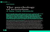 The psychology of terrorism - Institut Ramon Llull · a whole day, to the subject of the “psychology of terrorism”. This was an initiative that everyone thought was very brave