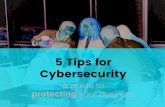 5 Tips for Cybersecurity€¦ · 3/5/2019  · EMPLOYEES ARE YOUR WEAKEST SECURITY LINK An IBM study found that 95% of data breaches are caused by employee mistakes. These mistakes