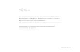 Foreign Affairs, Defence and Trade References …overseas aid and development assistance program to the Foreign Affairs, Defence and Trade References Committee for inquiry and report