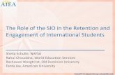 The Role of the SIO in the Retention and Engagement of ... · •Bridging the Gap: Recruitment and Retention to ... Chief Knowledge Officer & Sr. Director of Strategic Development