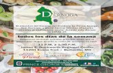 Dernoga FoodMeals Duckworth Spanish-01 … · James E. Duckworth Regional Center 11201 Evans Trail Beltsville, MD prince County, MD En asociación con: SOUTHERN MANAGEMENT CORPORATION