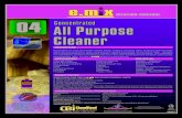 04 All Purpose Cleaner - Nyco Products Company · Hospitals / Nursing Homes Kitchens Remarkable no rinse all purpose cleaner leaves surfaces sparkling clean. Amazing cleaning action
