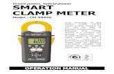 Green power, hybrid power SMART CLAMP METER · Green power, hybrid power SMART CLAMP METER Model : CM-9942G Your purchase of this SMART CLAMP METER marks a step forward for you into