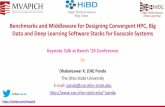 Software Libraries and Middleware for Exascale Systemshidl.cse.ohio-state.edu/static/media/talks/slide/bench19... · 2019. 12. 2. · Benchmarks and Middleware for Designing Convergent