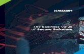 WHITEPAPER The Business Value of Secure Software...vulnerabilities, and thousands are disclosed each year in NIST’s National Vulnerability Database (NVD). Source composition analysis