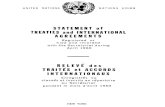 mmvM - United Nations Statement... · 2014. 11. 21. · UNITED NATIONS mmvM NATIONS UNI STATEMENT of TREATIES and INTERNATIONAL AGREEMENTS Registered or filed and recorded with the