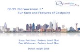 CP-99 Did you know..?? Fun facts and Features of Costpoint Did you know... · Deltek Insight 2018. Dallas, Texas. Fixed Assets - It's not just for depreciationanymore! • Expense