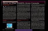 GAMING CORNER How to Play PASPA from Canadafocusmerchantgroup.com/wp-content/uploads/2018/10/... · TSGI is strategically evaluating opportuni-ties to partner with various gaming