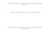 COURSE STRUCTURE AND SYLLABUS FOR BTECH. Engineering/Course... · 2016. 9. 8. · COURSE STRUCTURE AND SYLLABUS FOR BTECH. DEPARTMENT OF CIVIL ENGINEERING NATIONAL INSTITUTE OF TECHNOLOGY