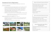 Residential Fence Regulations Single Family Residential Approved … · 2019. 7. 22. · Residential Fence Regulations . City of Cape Coral Land Use and Development Regulation, Section