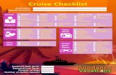 Cruise Checklist Destination Special Activities Accesories ......Cruise Checklist Destination Special Activities Accesories Pants Shoes Paper Work Cruise Haves 0 Underwear Casual Elegant