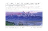 sotHeby’s InternAtIonAl reAlty · Dollar Volume Market share We outsell all other brokerages combined. JAckson Hole sotHeby’s InternAtIonAl reAlty 185 W. broADWAy, JAckson, Wy