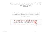Concurrent Sessions Program Guide - Shared CareDetail...Designing collaborative interventions to reduce rapid psychiatric readmissions: A patient-centered approach to mental health