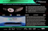 3D HOME THEATER PROJECTOR HD161X - Newegg · 2018. 4. 10. · 3D HOME THEATER PROJECTOR — HD161X OPTICAL/TECHNICAL SPECIFICATIONS Display Technology Single 0.65” DC3 DMD DLP®