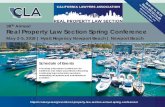 Annual Real Property Law Section Spring Conference€¦ · Todd Sexton, MBA, President and CEO, Identillect Holly M. Barberi, ... , Law Office of Zachary D. Wechsler APC Anthony Radogna,