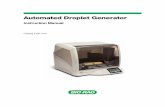 Automated Droplet Generator - CBRNE Tech Index · QX200™ AutoDG ™ Droplet Digital™ PCR System 1 1.1 Introduction Bio-Rad’s QX200 AutoDG Droplet Digital PCR (ddPCR ™) system