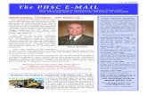 The PHSC E-MAIL · 2009. 1. 17. · THE PHSC E-MAIL 1 VOL. 8-4 October 2008 Wednesday, October 5th Meet ng… Our speaker for October will be Paul Burns who will discuss The History