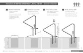 lnstructions for BICYCLE-STAND 450-1, 450-2 and 451 ... · 05/01 450-1 / 450-2 = 84,5 cm 451 = 85,5 cm Ø 30 cm 40 cm 1 PREPARE FOUNDATIONS 2 3 4 · Dig a hole with Ø 30 cm and at